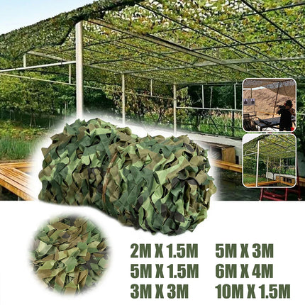 Camo Netting Camouflage Net Blinds Bulk Roll Sunshade Shade Sails for Camping Shooting Hunting Cover Awning Nets Party Decor