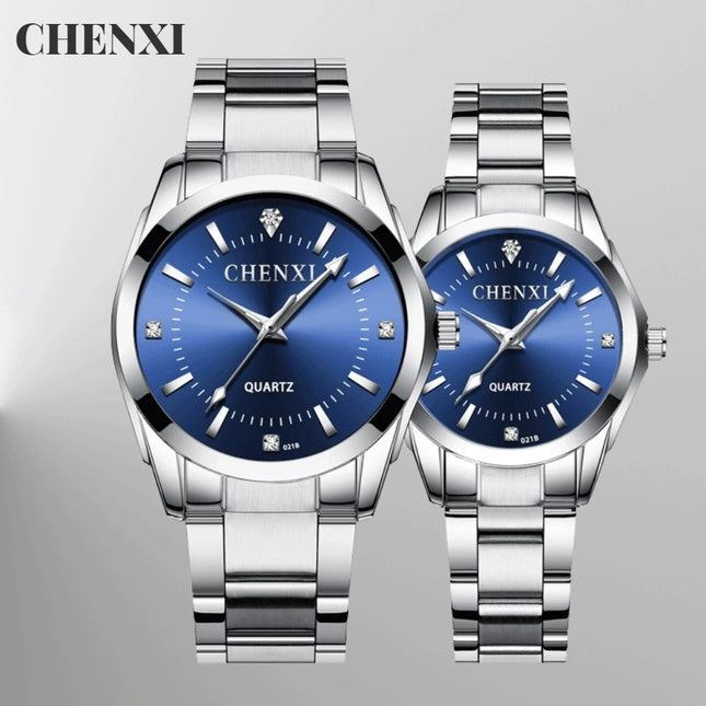 Couple Watch Simple Brand Classic Women's Stainless Steel  Waterproof Quartz For Lover Clock Relogio Masculino часы женские