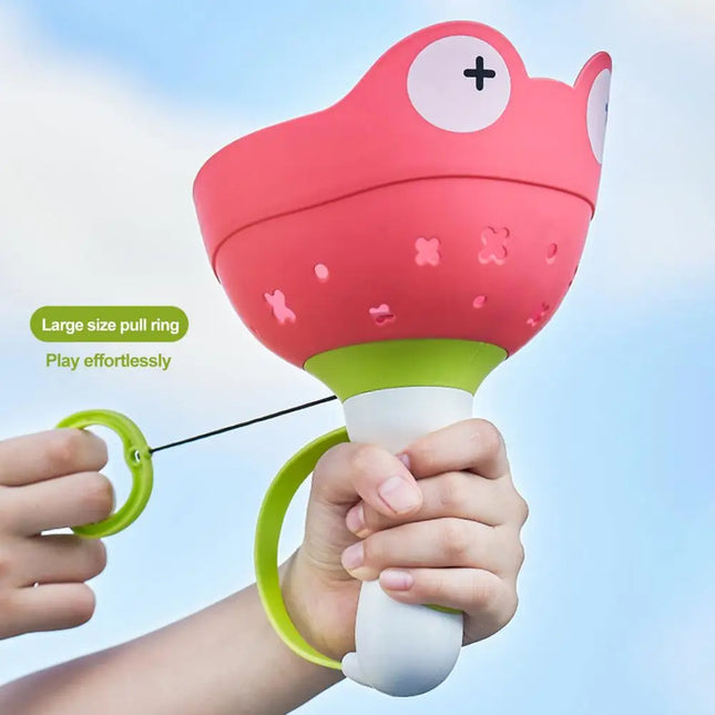 Flying Saucer Disc Launcher Kids Flying Toys Pull String UFO Throw Catch Outdoor Sport Propeller Children Toys Gift For Boy Girl