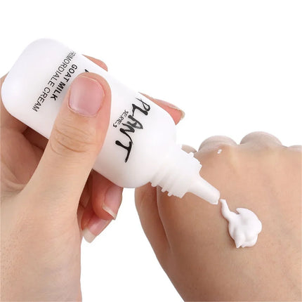 Professional Lazy Foundation Goat Milk Cream Natural Whitening Full Coverage Waterproof Brightening Cover Dark Circle Cosmetics