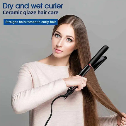 26MM Negative Ion Hair Straightener Twist Straightening Curling Iron Pro Anti-scald Ceramic Glaze Fast Heating Styling Flat Iron