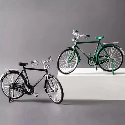 Mini Retro Bicycle Model Alloy Metal bike Racing Toy Children Boys Gifts Collections Bookshelf Home Office Desktop Decor