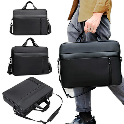 Laptop Sleeve Bag 15.6 in Notebook Case for Macbook Air Pro Tablet Accessories Waterproof Portable Travel Carrying Shoulder Bag