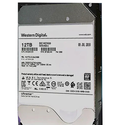 DC HC520 12TB Enterprise Class Helium Disk 12TB Desktop Computer 7200 to 256M High-Speed 12T Monitoring Hard Disk