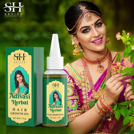 Ayurvedic Hair Growth Oil India Adivasi Organic Hair Growth Serum Anti Hair Loss Fast Regrowth Thicken Oils Hair Growth Products