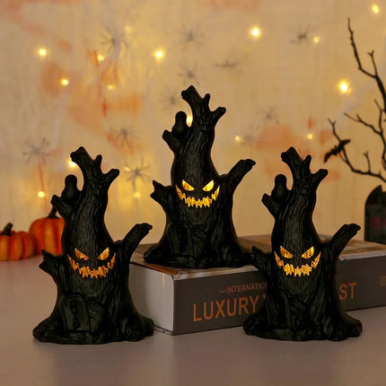 Halloween Flameless Candles, LED Candles for Halloween Party Decorations Table Home Room Decor, Oddities and Curiosities Gifts