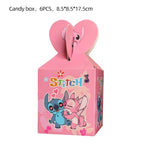 6pcs Pink candy box