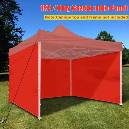 Canopy Tent Sidewall Without Frame and Top Cover Waterproof Oxford Cloth Gazebo Tent Outdoor Folding Sidewall Tent for BBQ