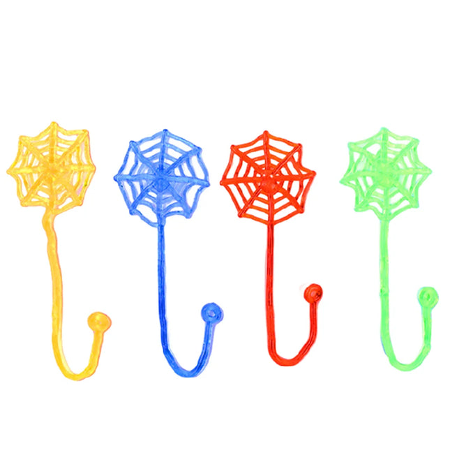 12/30Pcs Stretchable Climbing Spider Web Tricky Toys Kids Birthday Party Baby Shower Gift Rewards Halloween Carnival Party Favor