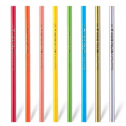 1pcs Japan UNI Oil Colored Pencil Crayons Drawing Manga Graffiti Coloring Easy Coloring Sketch Art Stationery School Supplies