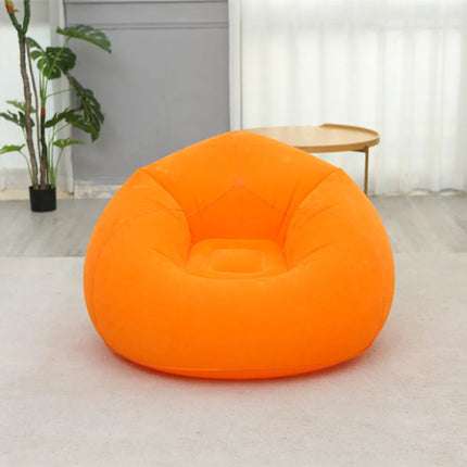 1pc Thickened Inflatable Spherical Lazy Sofa Lounge Chair, Outdoor Inflatable Lazy Sofa Lounge Chair, Plush Sofa (Without Air Pu