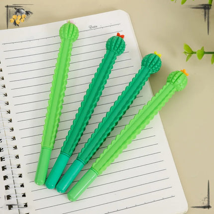 24 Pcs Creative Kawaii Cactus Gel Pens Set for School Office Stationery Supplies Kid Prizes Gifts Back To School