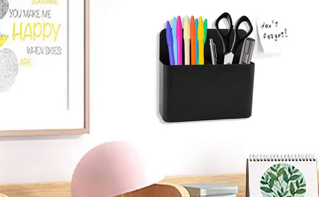 Magnetic Pen Holder Container Whiteboard Marker Organizer Dry Erase Holders Storage Cases Whiteboard Magnetic Pencil Holder