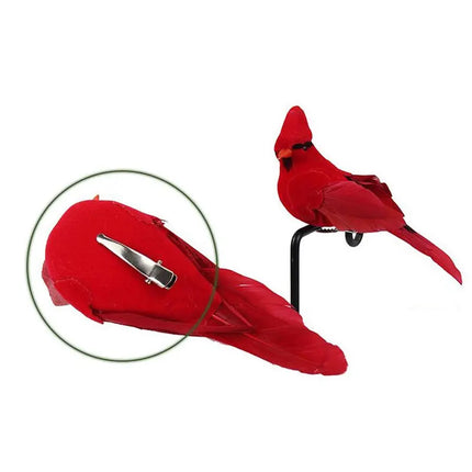 Creative Foam Feather Artificial Parrots Imitation Bird Model Garden Decoration