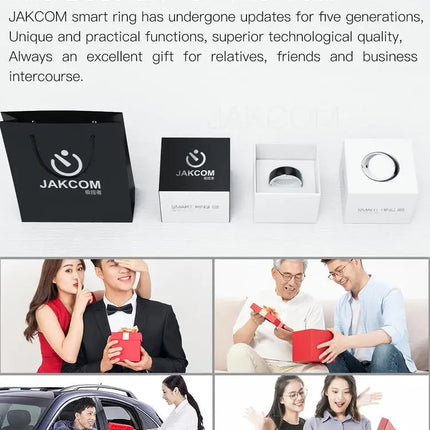 2024 New Jakcom R5 Smart Ring 6 RFID Cards Smart Sharing Smart Wearable Device for GPS ID IC NFC IOS Android WP Mobile Phones