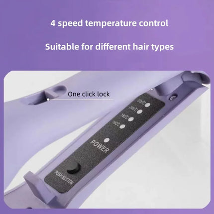 Hair Curling Iron 32mm Deep Wave Hair Curler 4 Temperature Adjustable Fast Heating Crimping Iron Styler Wand for All Hair Style