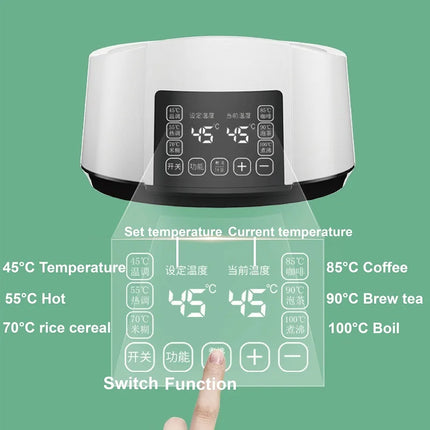 1.2L Infant Thermostatic Milk Regulator Kettle Hot Water Smart Insulation Pot Automatic Milk Warming Warm Milk Milk Powder GL41