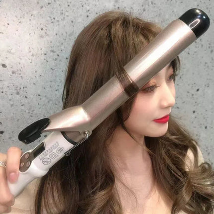 Temperature Setting Electric Hair Curler Long Curling Tong Wand 9-38mm Professional Hair Curling Iron LCD Screen