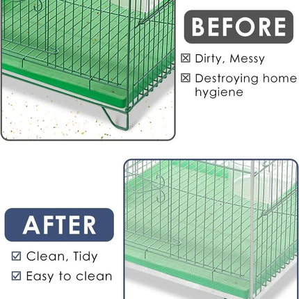 Mesh Bird Cage Cover Shell Skirt Net Easy Cleaning Catcher Guard Bird Cage Stretchy Mesh Parrot Bird Cage Net Jaula Para Pajaros