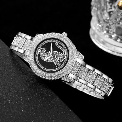 Diamond Women Watches Set Ladies Wrist Watches Luxury Brand Rhinestone Womens Bracelet Watches Female Relogio Feminino