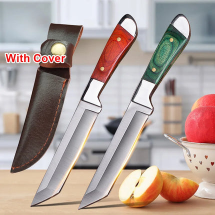 4 Inch Chef Kitchen Boning Knives Butcher Knife BBQ Meat Cleaver Household Kitchen Vegetable Fruit Peeling Knife Cooking Tools