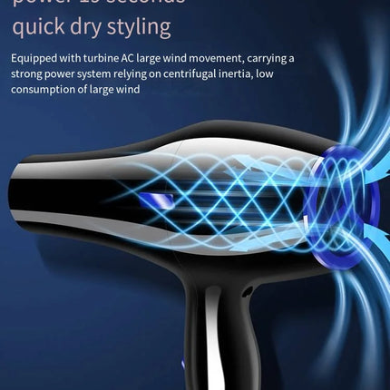 Hair dryer household anion hair dryer dormitory students high power wind quick drying hair dryer barber shop styling