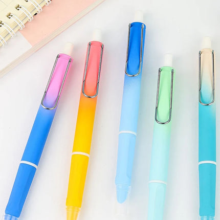 1pcs Fountain Pen Press Type Ink Pen Retractable 0.38 Nib Converter Filler Student Stationery Office School Supplies Gifts