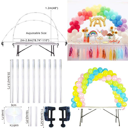 Table Balloon Arch Set Ballon Column Stand for Wedding Birthday Party Decorations Kids Balloons Accessories Christmas Decor ball