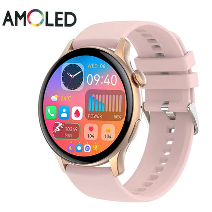 Smart Watch HK85 AMOLED 1.43" BT Call Health Monitoring Always on Display Men Women Tracking Fitness Sports Smartwatch