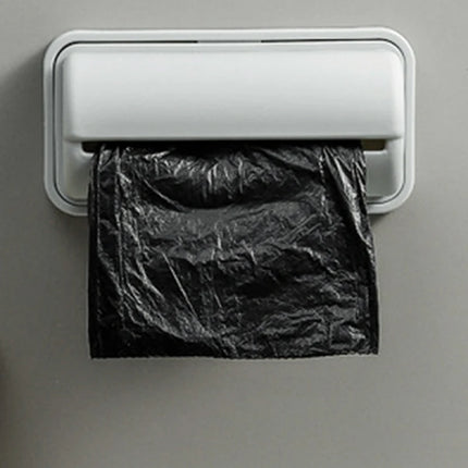 Wall Mounted Trash Bags Storage Box Garbage Bag Dispenser for Kitchen Bathroom Grocery Bag Holder Kitchen Plastic Bags Container