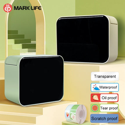 Marklife P15Wireless Bluetooth Label Printer Portable Thermal Printer Similar as D11 D110 D101 Label Machine Mini Label Maker