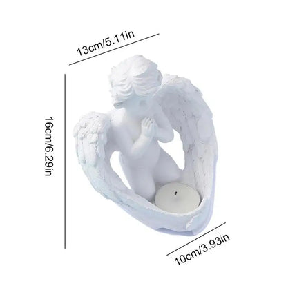 3D Angel Wings Candle Holder Silicone Mold Storage Box Jewelry Organizer Silicone Molds for Soap Epoxy Resin DIY Home Decoration