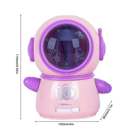 Pencil Sharpeners Spaceman Electric Pencil Sharpener Heavy Duty Cute Pencil Sharpener Plug In For Kids Auto-Stop Pencil