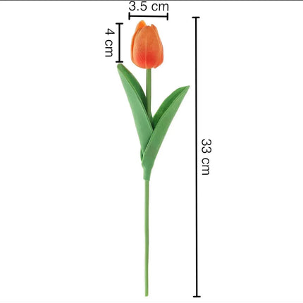 Tulip Flower Artificial Tulip Bouquet 3/5pcs PE Foam Fake Flower Wedding Decoration Home Garden Bouquet Decoration Gift