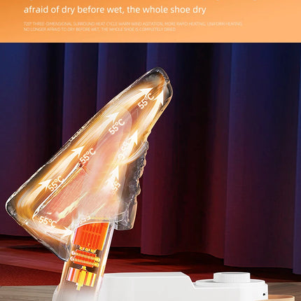 Intelligent shoe dryer Dry and wet deodorization timing double V shoe dryer foldable quick drying shoe dryer