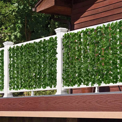 Artificial Leaf Privacy Fence Roll Wall Landscaping Fence Privacy Fence Screen Outdoor Garden Backyard Balcony Fence Privacy