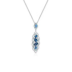 London Blue Topaz / 925 Sterling Silver / 45cm | United States