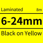 Black on Yellow / 9mm