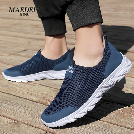 MAEDEF Men Casual Sport Shoes Summer Outdoor Non Slip Sneakers High Quality Mans Tenies Breathable Footwear Hot Sale Lazy Shoes