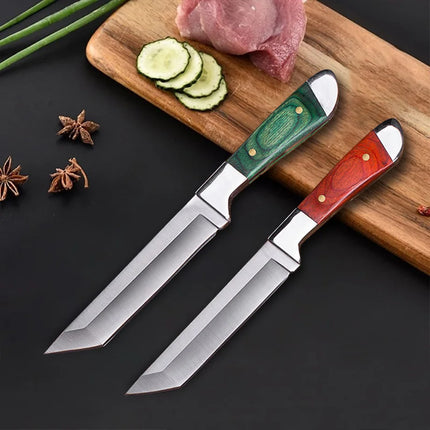 4 Inch Chef Kitchen Boning Knives Butcher Knife BBQ Meat Cleaver Household Kitchen Vegetable Fruit Peeling Knife Cooking Tools