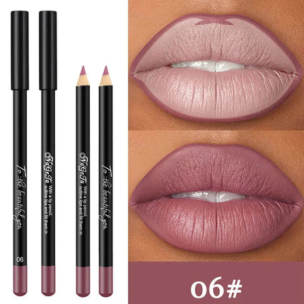 Long Lasting Lipliner Pencil 12 Colors Lip Cosmetic Matte Lip Liner Sexy Contour Stick As Lipstick Pen for Women's Makeup Korean