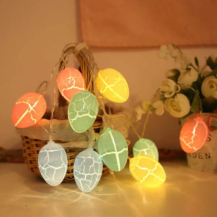 Dinosaur Eggs Fairy String Light Garden Bedroom 1.5m 10LED Hanging Lights for Dinosaur Theme Birthday Baby Shower Party Decor