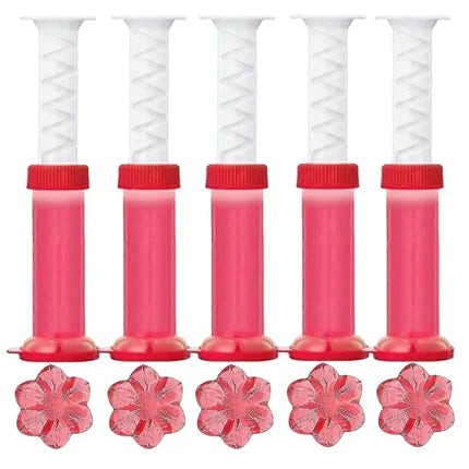 Color Flower Toilet Cleaner Gel Syringe Aromatic Drain Toilet Cleaning Detergent Air Freshener Remove Odor Home Bathroom Supply