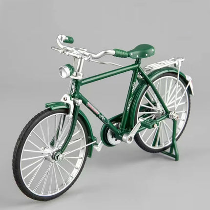 Mini Retro Bicycle Model Alloy Metal bike Racing Toy Children Boys Gifts Collections Bookshelf Home Office Desktop Decor