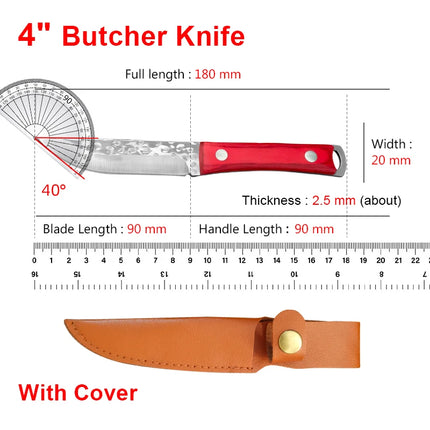 Boning Knife Meat Cleaver Stainless Steel Bone Meat Fruit Vegetables Fish Chef Knife Handmade Forged Knife Kitchen Accessories