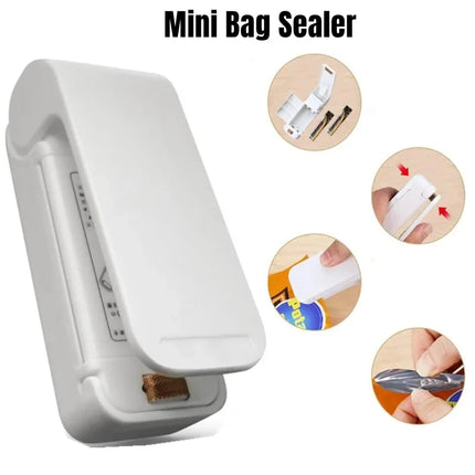 Mini Heat Bag Sealing Machine Package Sealer Bags Thermal Plastic Food Bag Closure Portable Sealer Packing Kitchen Accessories