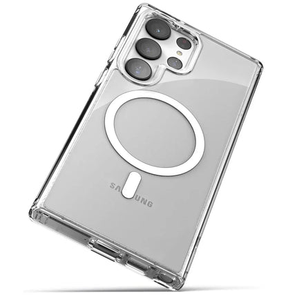 Magsafe Clear Case For Samsung Galaxy S24 S23 S22 Ultra Plus Wireless Charging Shockproof Magnetic Compatible With Magsafe Cover