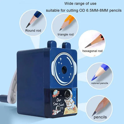 Pencil Sharpener Manual School Personal Manual Sharpener Stationery Accessories Automatical In And Out Sharpener For Homeschool