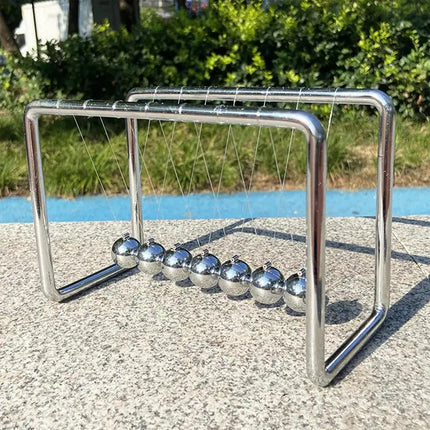 Newton Cradle Balance Steel Balls Science Pendulum Desk Toy Metal Pendulum Ball School Teaching Supplies Creative Decoration