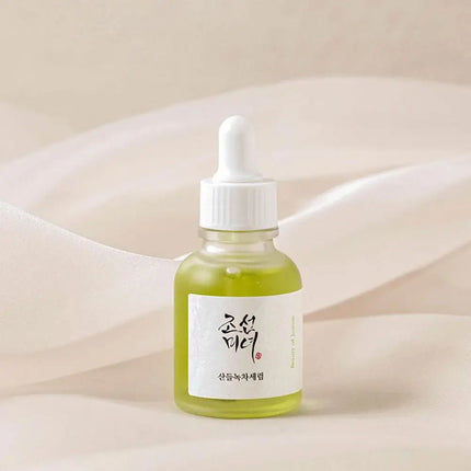 30ml Korean Green Tea Ginseng Rice Essence Hydrating Niacinamide Arbutin Moisturizing Liquid Ampere Serum Skin Care